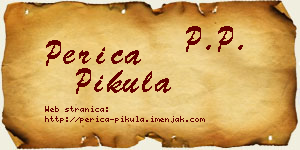 Perica Pikula vizit kartica
